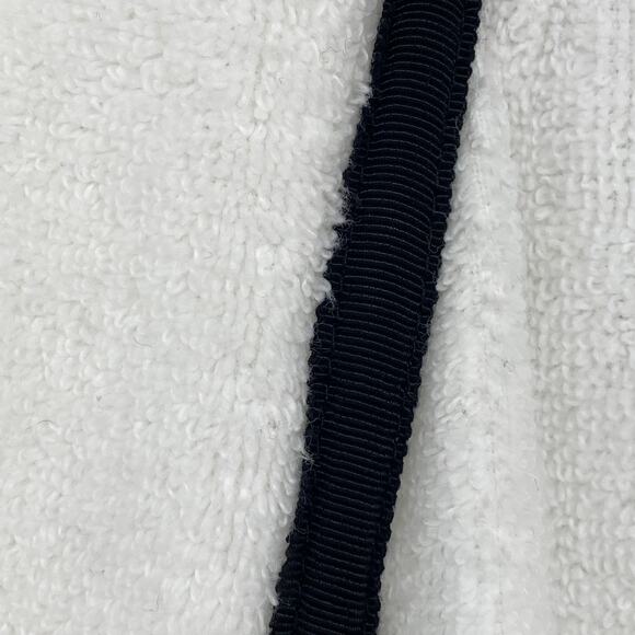 KATE SPADE NEW YORK Robe Womens XS Please Do Not Disturb Terry Belted White - Picture 8 of 15